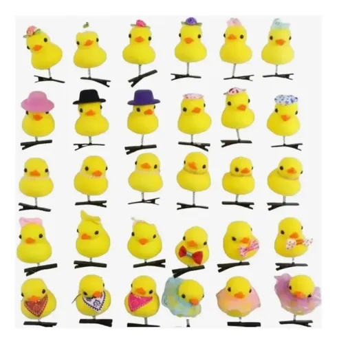 Ll 50 Horquillas Pollito Patito Pasador Para Cabello Mn