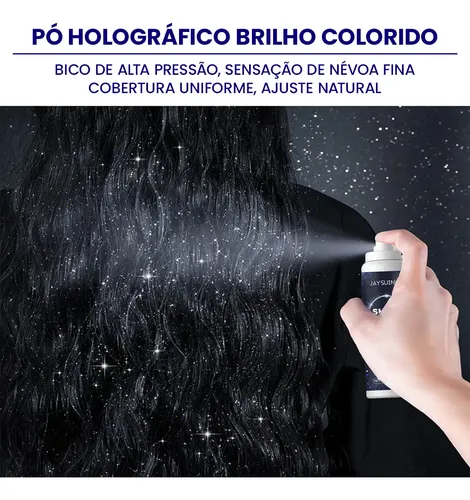 Iluminador En Aerosol Con Purpurina Jaysuing Shimmer Para Ca