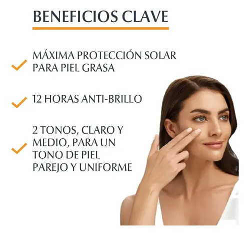 Eucerin Sun Fps 50 Oil Control Medio Toque Seco Facial 50 Ml