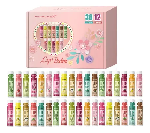 /ff Set Y Caja De Bálsamo Labial De 3.6 Unidades, Key Lip/ C