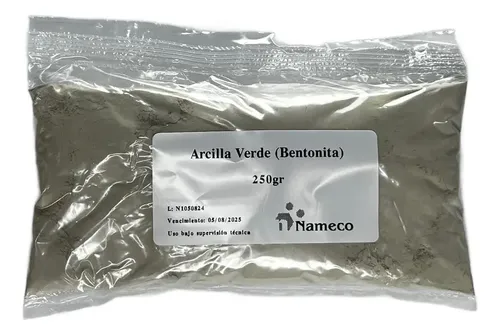 Arcilla Verde (bentonita) – 250 Gr – Uso Cosmetico