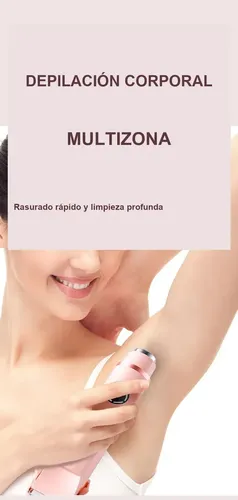 Depiladora Eléctrica Mujer 2 En 1 Rosa Type C 2527