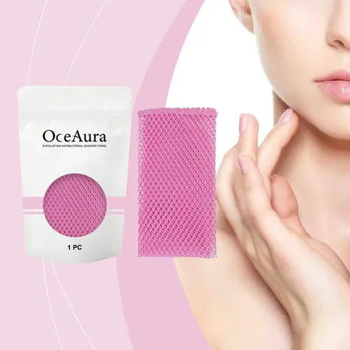Toalla De Baño Exfoliante Oceaura, Toalla De Fibra De Carbon