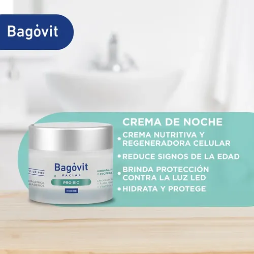 Bagóvit Facial Pro Bio Crema Nutritiva Regeneradora De Noche