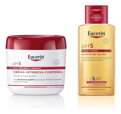 Eucerin Combo Hidratación Corporal Protección Del Ph Natural