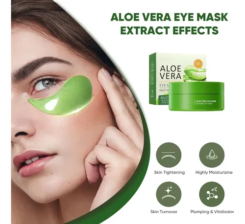 Parches De Ojos Aloe Vera, Parches Para Las Ojeras,