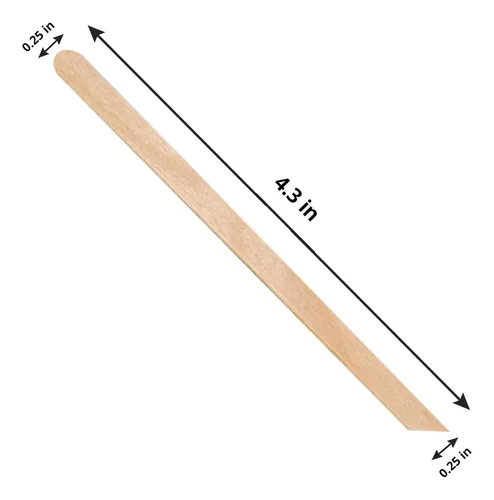 100 Palitos De Madera Para Depilación Y Cejas