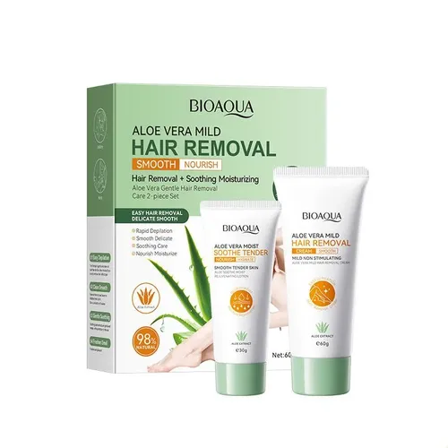 Set De 2 Piezas Con Tratamiento De Depilación Suave Con Alz