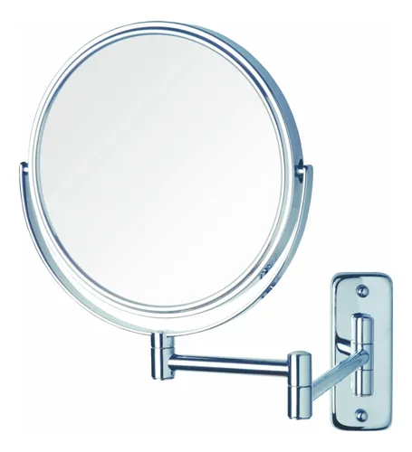 Espejo De Maquillaje Jerdon De Pared Con Aumento 8x Y Acabad