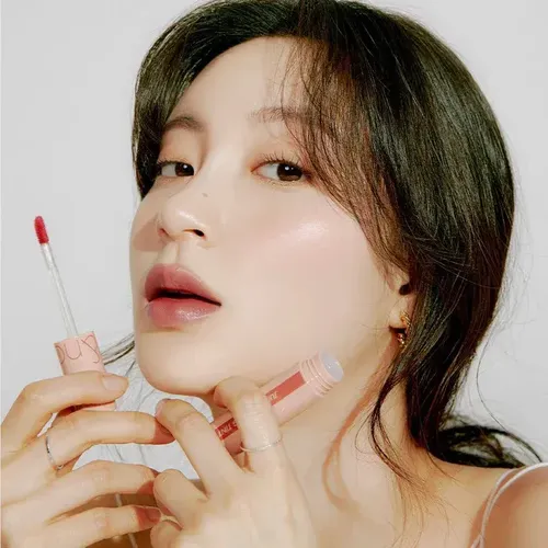 Tinta Labial Coreano Romand Juicy Lasting Tint tono #23 Nucadamia
