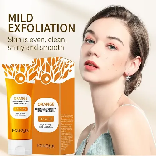 Gel Exfoliante Enzimático Iluminador Facial 100 G Todo Tipo De Piel Día/noche