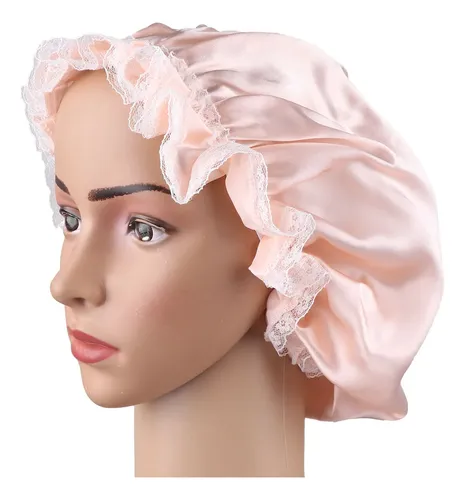 Gorro De Seda Elástica Para Dormir Y Baño