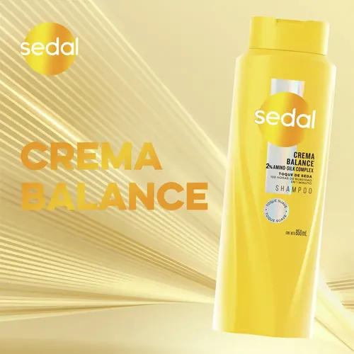Shampoo SEDAL Crema Balance Toque de Seda 650 ml