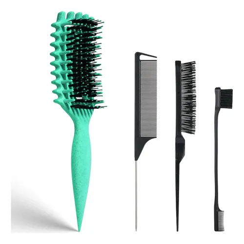 Cepillo Definitorio De Rizos Evercomb Para Cabello Rizado, V