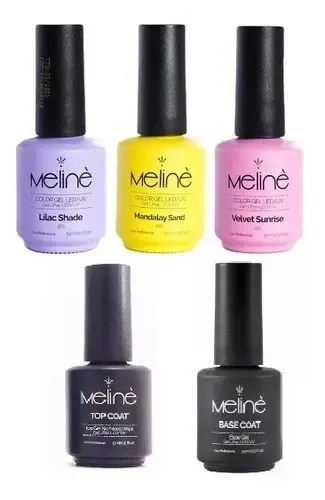 Esmalte de uñas color Meliné Meline Semipermanente de 15mL – Pack de 5 unidades color A elección