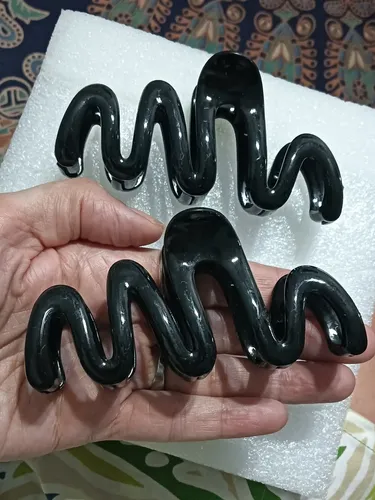 Mc’maru Set X3 Ganchos Negros De Pelo Broches Mariposa