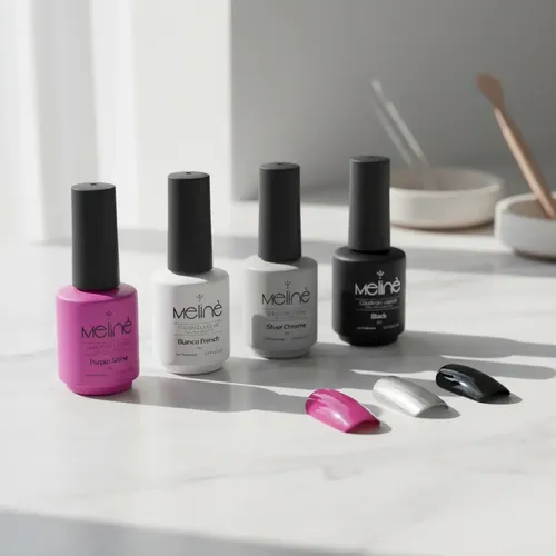 Esmaltes Semipermanentes Meline X 4 Unidades