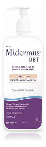 Midermus Crema Para Diabéticos, Urea 10% X 450 Ml Neutra