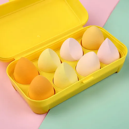 Set De 8 Cajas De Colores Amarillo Huevo, Paquete De 8 Unida