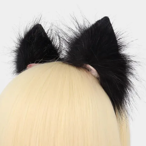 Diadema Con Orejas De Animales De Imitación De Piel, Zorro