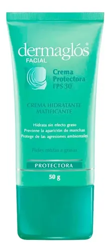Dermaglos Facial Crema Hidratante Matificante Protec Fps 30