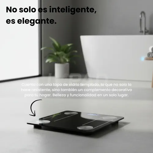 Balanza Personal Bioimpedancia Bluetooth 180kg Inteligente
