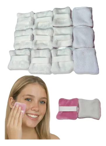 Pad Esponja Desmaquillante Pack X10u Reutilizable