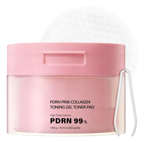 Pads Tónico Facial Pdrn Salmón Colágeno Hidratante 60p