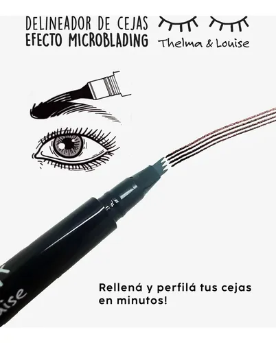 Kit X 2 Delineador De Cejas Microblanding Castaño Tyl