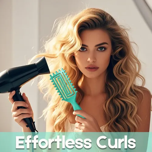 Cepillo Definitorio De Rizos Evercomb Para Cabello Rizado, V