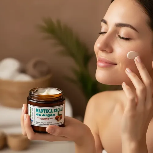 Manteca Facial De Argán 100gr. Pote De Vidrio