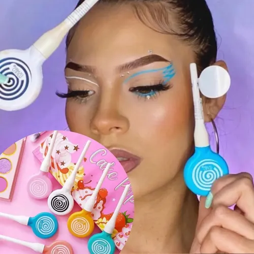 Delineador Ojos Liquido Pincel Tono Pastel Lolipop Ushas