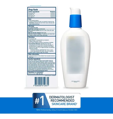 Loción Hidratante Facial Cerave Am Spf 50, 3 Onzas