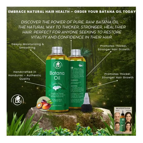 Aceite De Batana 100% Puro Y Natural, Promueve Cabello
