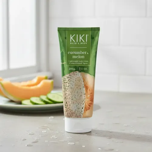 Idraet Kiki Crema Corporal Ligera 200g Cucumber Y Melon Fragancia Pepino Melón