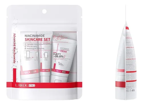 Set De Cuidado Facial De 3 Piezas Con Niacinamida