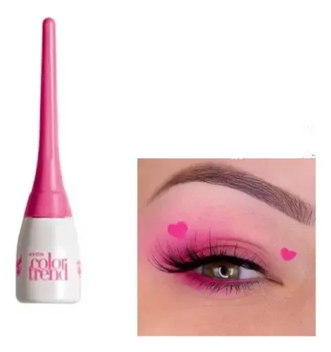 Avon Color Trend Delineador Líquido Rosa Mate 7ml