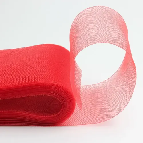 25 Yardas Cinta De Malla Elástica Crinolina Para Rojo