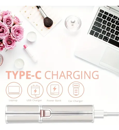 Depilador Facial Recortador Cejas Eléctrico Usb