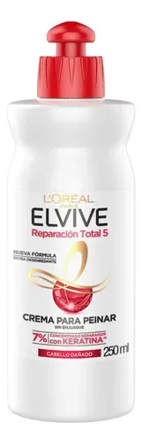 Crema Para Peinar Elvive Reparación Total 5 Sin Sal – 250ml