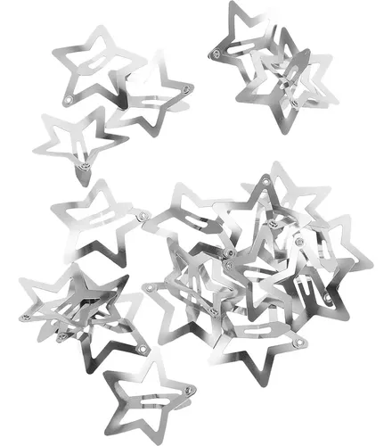 ~ 40 Pinzas For El Pelo Con Forma De Estrella, Horquillas `