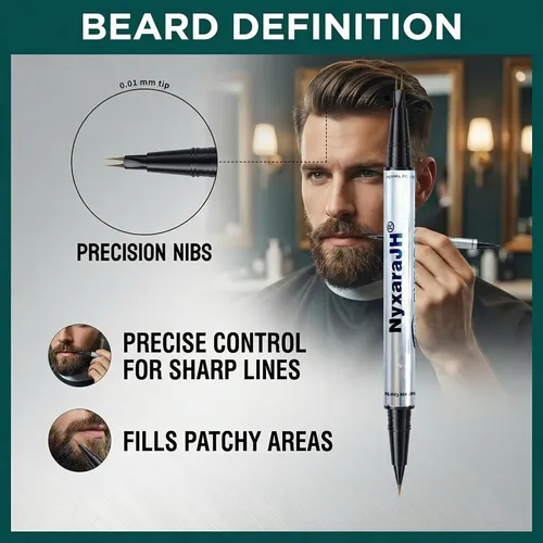 Delineador De Cejas 2 En 1 Impermeable Marrón Oscuro