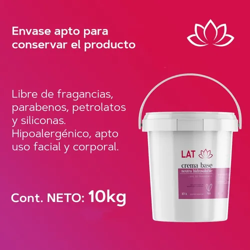 Crema Masajes Descontracturantes X10kg