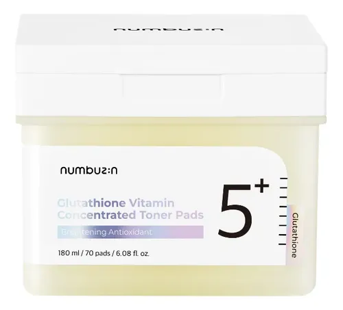 Numbuzin Glutathione Vitamin Concentrated Toner Pads 180ml