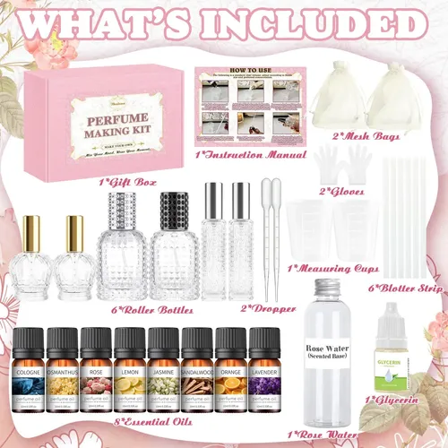 Set De Regalo Thaluna Diy Para Hacer Perfumes Para Mujer