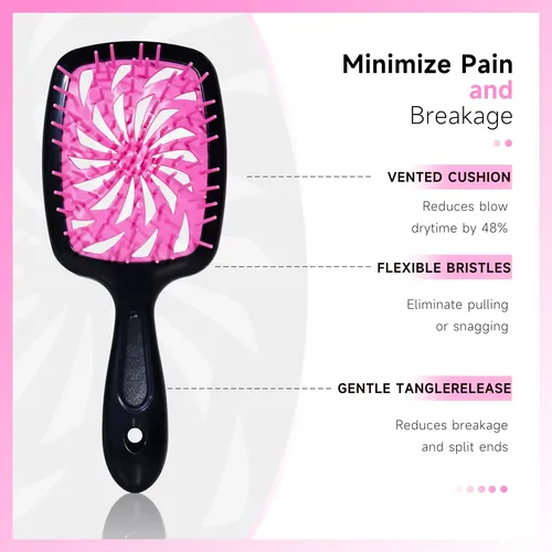11 Pcs Hair Brush Set, Cepillo Para Desenredar El Cabello Y