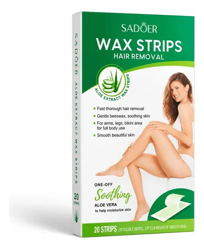 Bandas Depilatorias Corporales Aloe Vera X20 Depilación Fast
