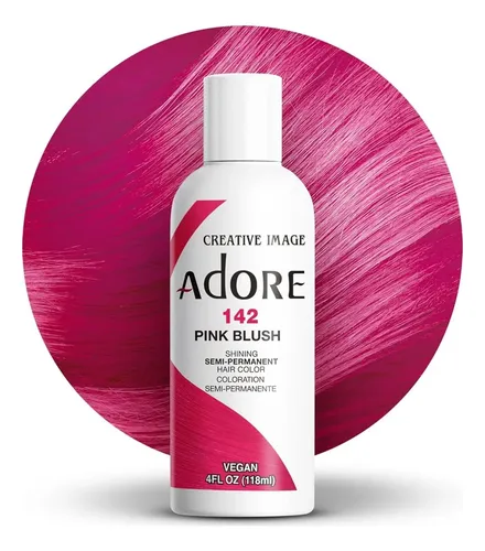 Tinte Semipermanente Rosa Adore 142 Pink Blush 4 Fl Oz