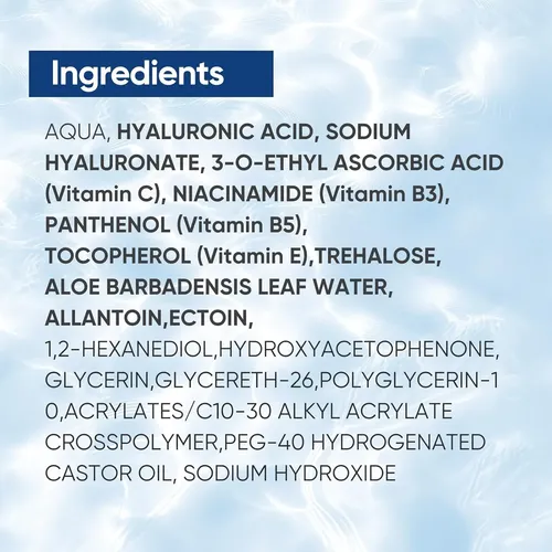 Sérum De Ácido Hialurónico Con Vitamina C Y B5, 2 Onzas