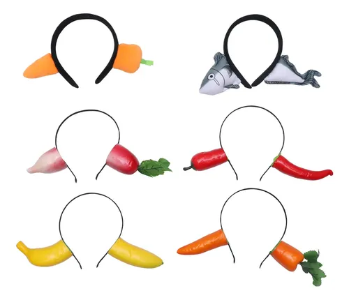 6pcs Diadema De Fiesta Creativa Banda De Pelo Divertida